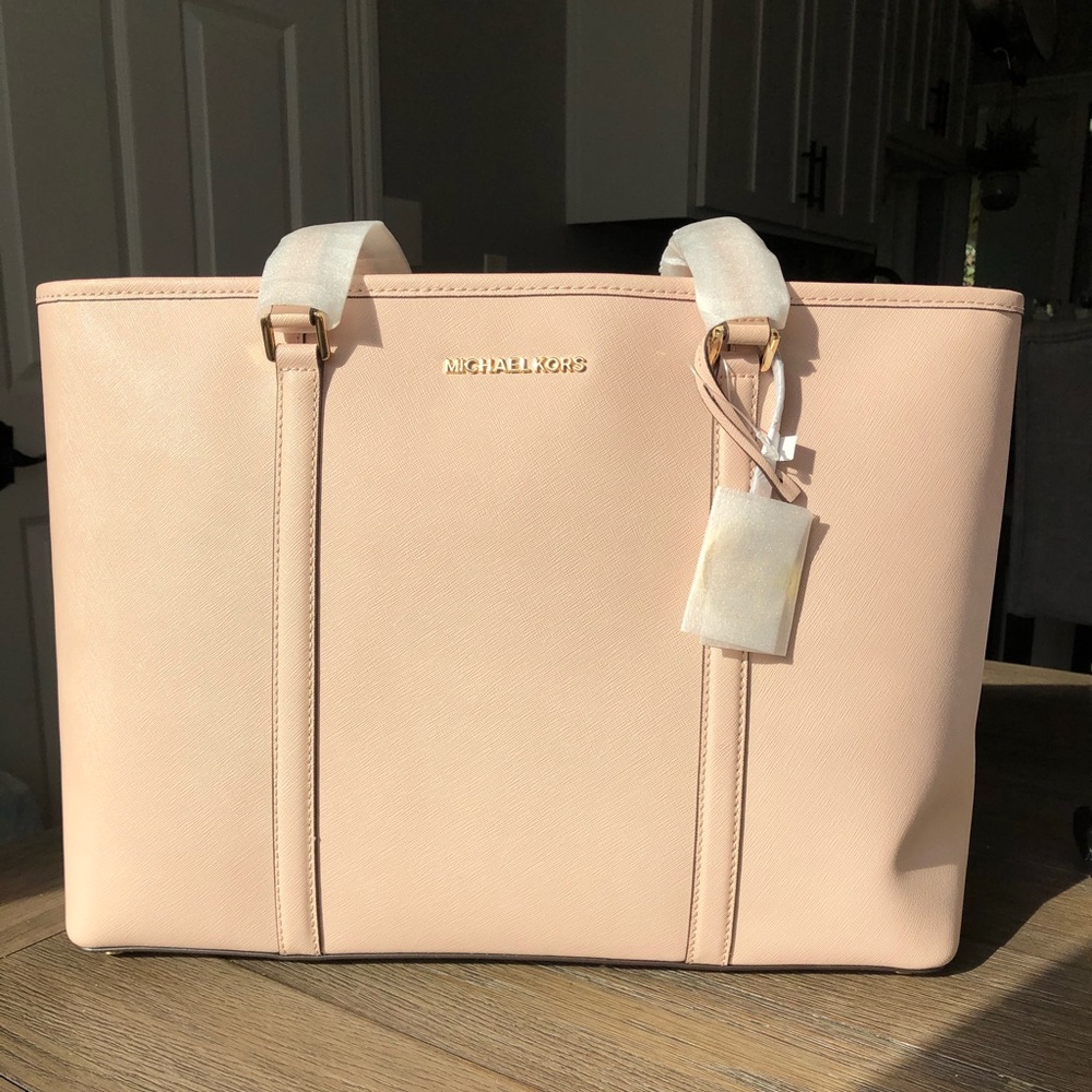 Authentic Michael Kors Sady Tote in Ballet